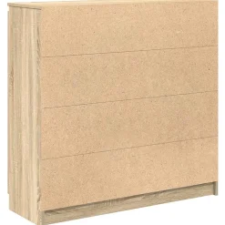 Buffet et tiroirs chêne sonoma 100,5x35x98,5 cm bois ingénierie vidaXL