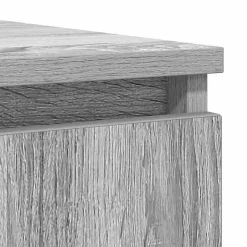 Buffet et tiroirs sonoma gris 100,5x35x98,5cm bois d'ingénierie vidaXL