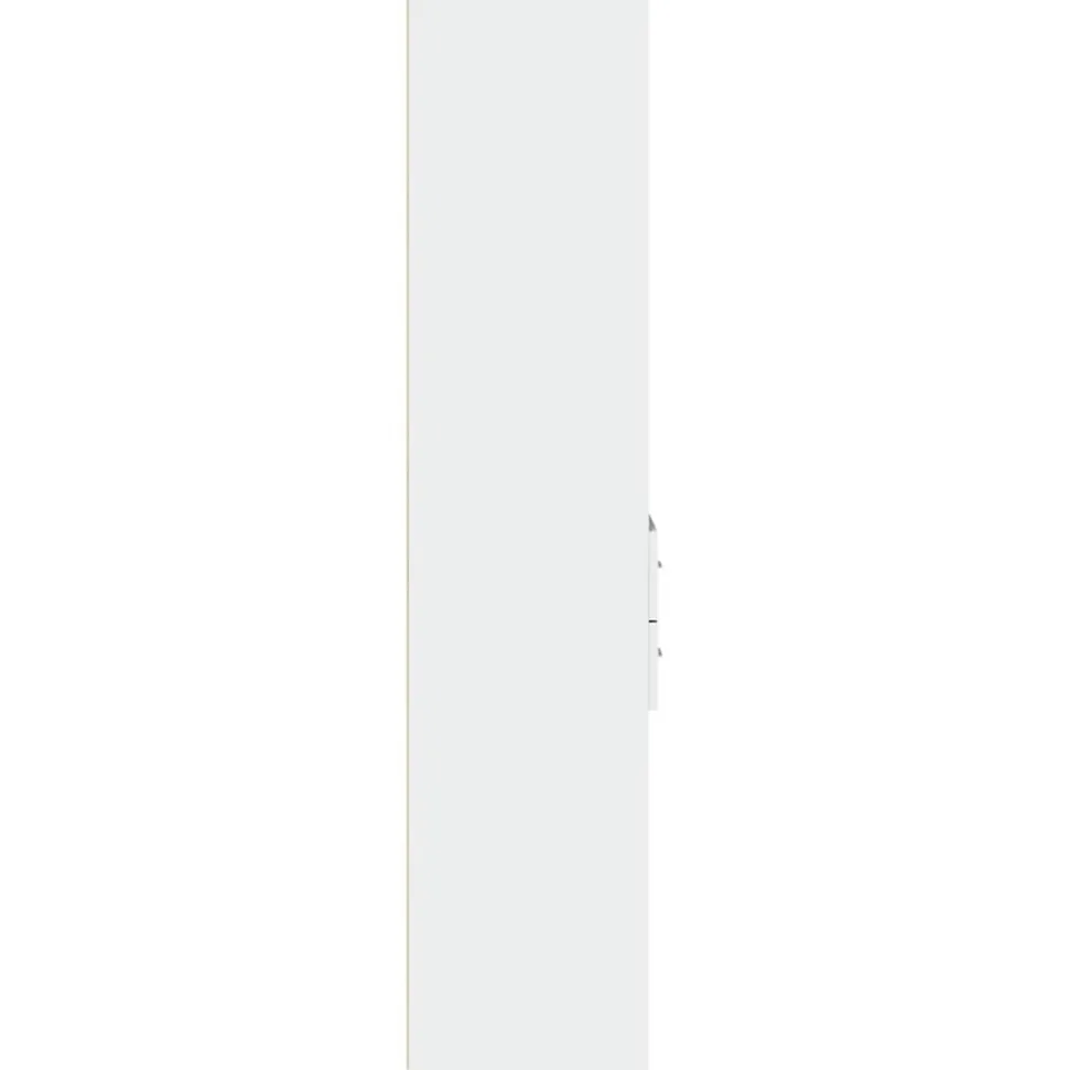 Buffet haut blanc 40x42,5x185 cm bois d'ingénierie vidaXL