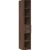 Buffet haut chêne marron 30x42,5x185 cm bois d'ingénierie vidaXL