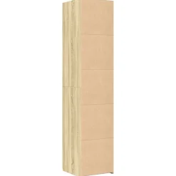 Buffet haut chêne sonoma 40x42,5x185 cm bois d'ingénierie vidaXL