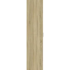 Buffet haut chêne sonoma 30x42,5x185 cm bois d'ingénierie vidaXL