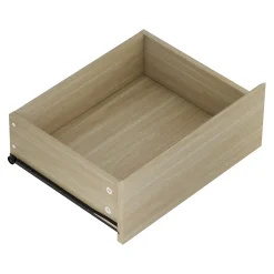 Buffet Kistiandi 77 x 120 x 40 cm effet chêne clair en.casa