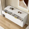 Buffet élégant au design moderne, avec tiroirs, grand espace de rangement, idéal salon, salle à manger et chambre