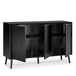 Buffet Lluvia 3 portes couleur noir