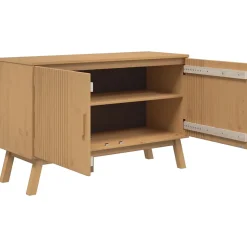 Buffet OLDEN marron 114x43x73,5 cm bois massif de pin vidaXL