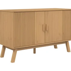 Buffet OLDEN marron 114x43x73,5 cm bois massif de pin vidaXL