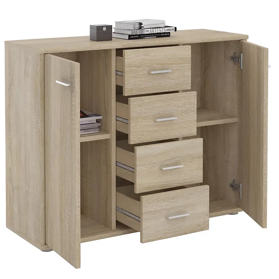 Buffet salle à manger ELODIE L 89 cm - Coloris chêne sonoma