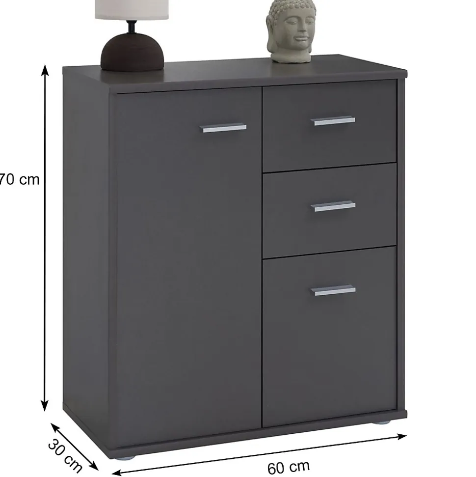 Buffet salle à manger REMY L 60 cm - Gris