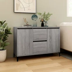 Buffet Sonoma Gris 104X35X70 Cm Bois D'ingénierie