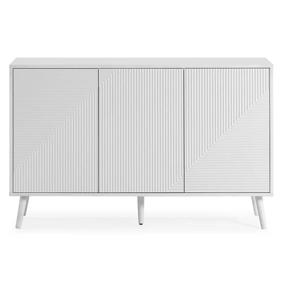 Buffet Telmo 3 portes couleur Blanc