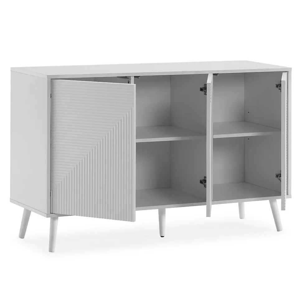 Buffet Telmo 3 portes couleur Blanc