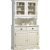 Buffet Vaisselier Blanc de Style Anglais