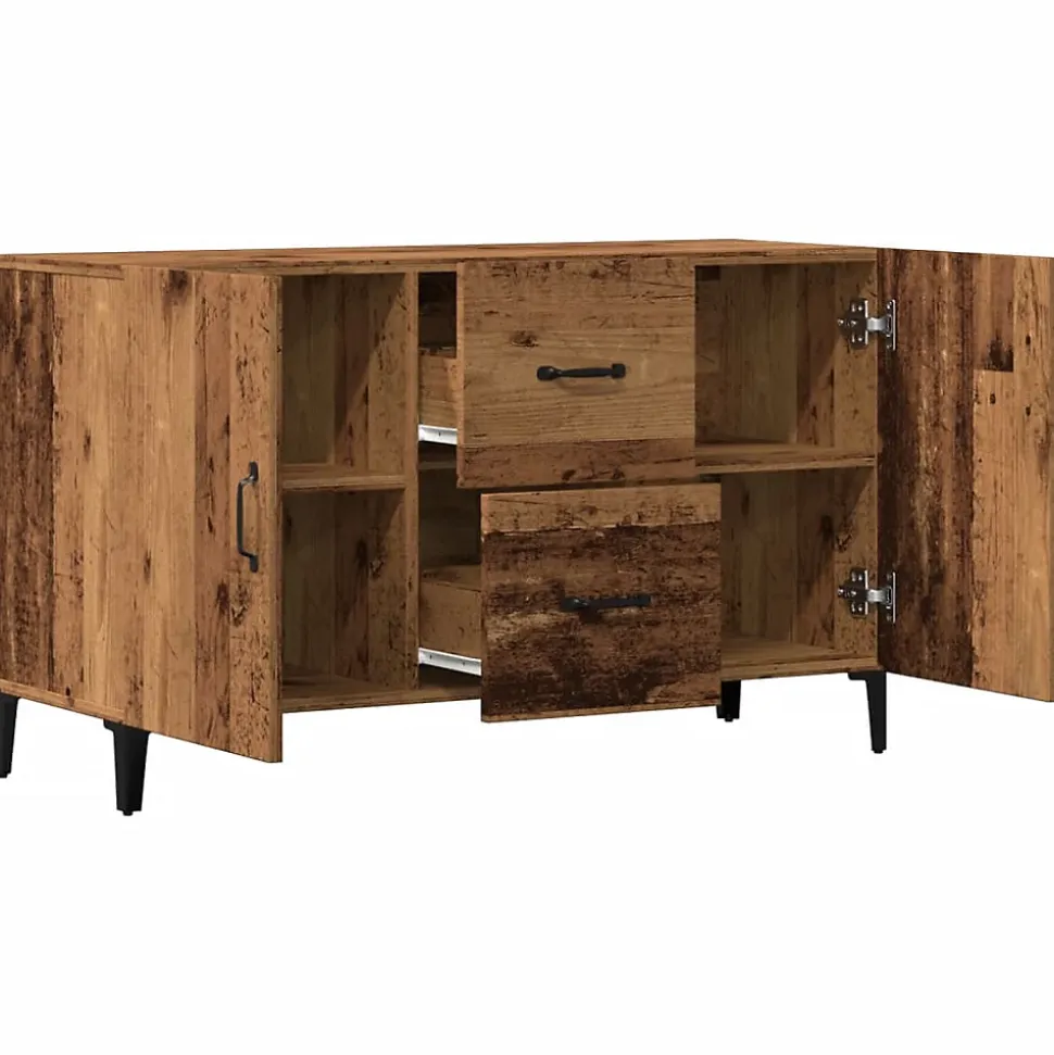 Buffet vieux bois 100x36x60 cm bois d'ingénierie vidaXL