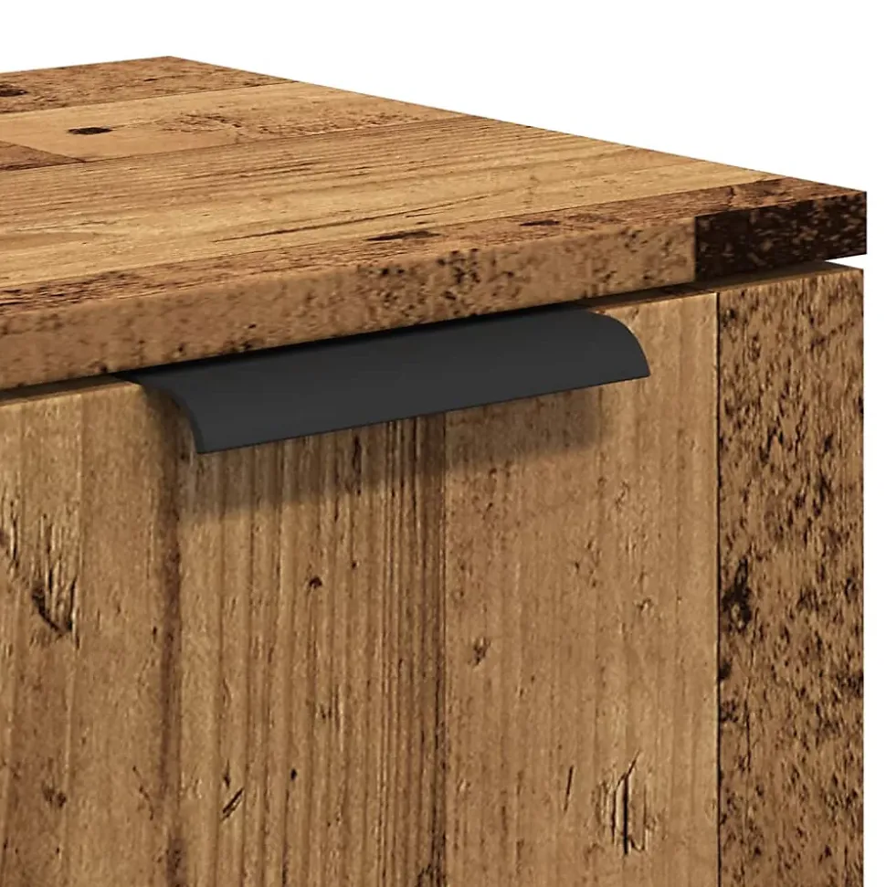 Buffet vieux bois 90,5x30x70 cm bois d'ingénierie vidaXL