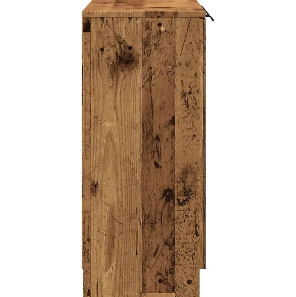 Buffet vieux bois 90,5x30x70 cm bois d'ingénierie vidaXL