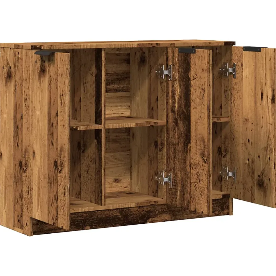 Buffet vieux bois 90,5x30x70 cm bois d'ingénierie vidaXL