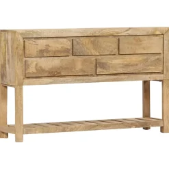 Buffet 120x30x75 cm bois de manguier massif vidaXL