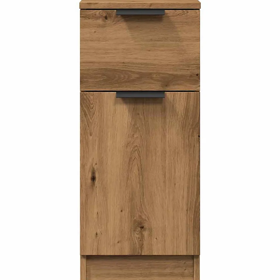 Buffets 2 pcs chêne artisanal 30x30x70 cm bois d'ingénierie vidaXL
