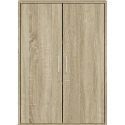 Buffets 2 pcs chêne sonoma 60x31x84 cm bois d'ingénierie vidaXL