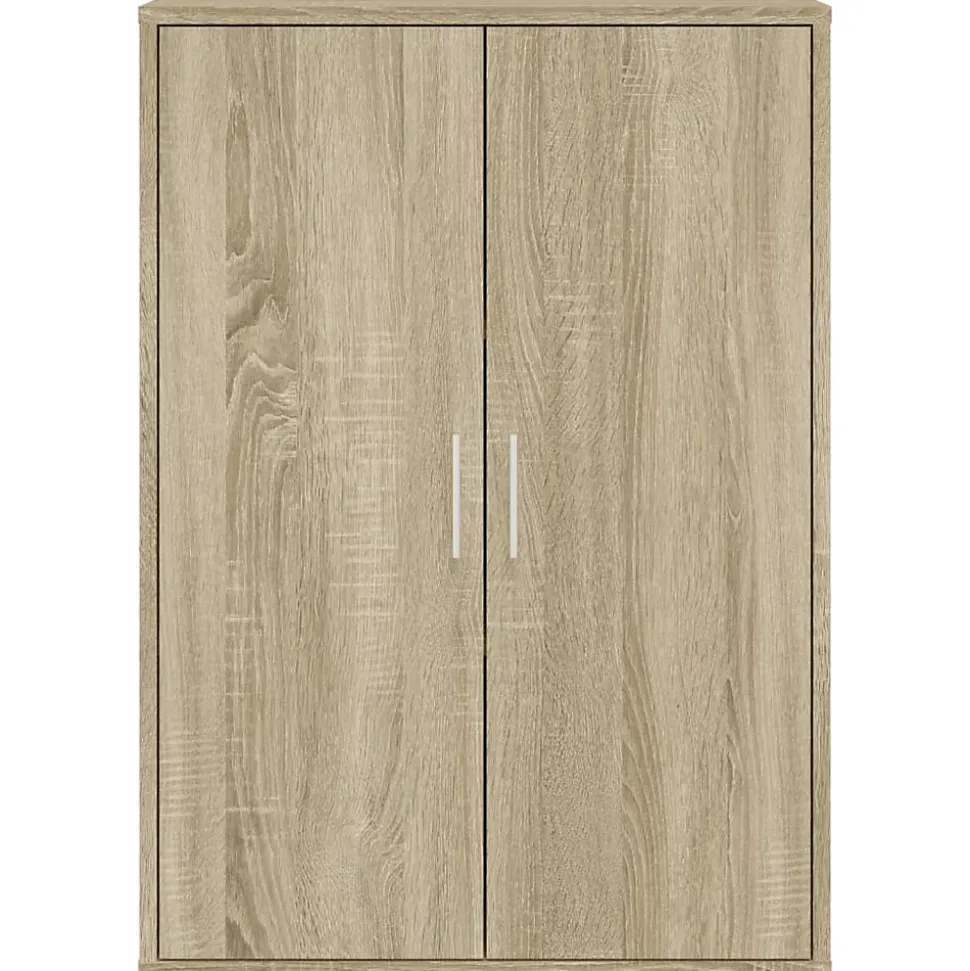 Buffets 2 pcs chêne sonoma 60x31x84 cm bois d'ingénierie vidaXL