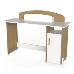 Bureau 1 niche et 1 porte L134,8 cm - NAILI