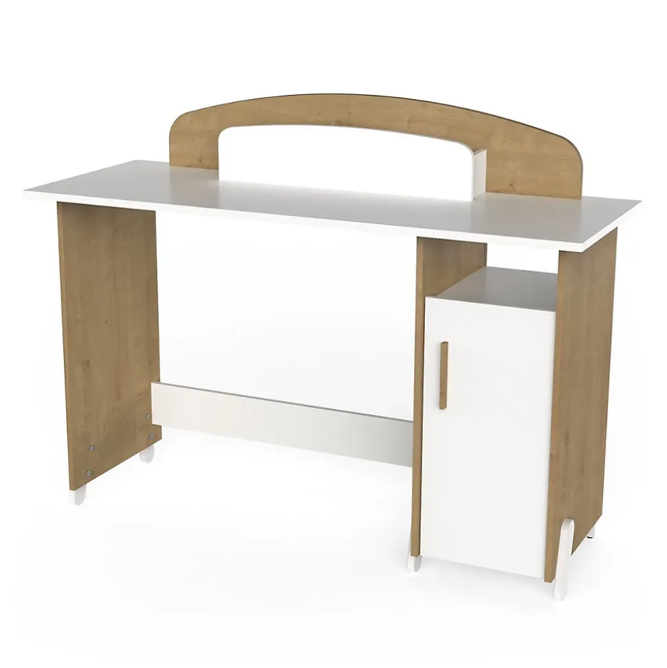 Bureau 1 niche et 1 porte L134,8 cm - NAILI