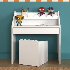 Bureau 1 tiroir avec chaise Bellamy Book Nook Blanc