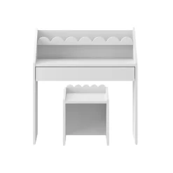 Bureau 1 tiroir avec chaise Bellamy Book Nook Blanc