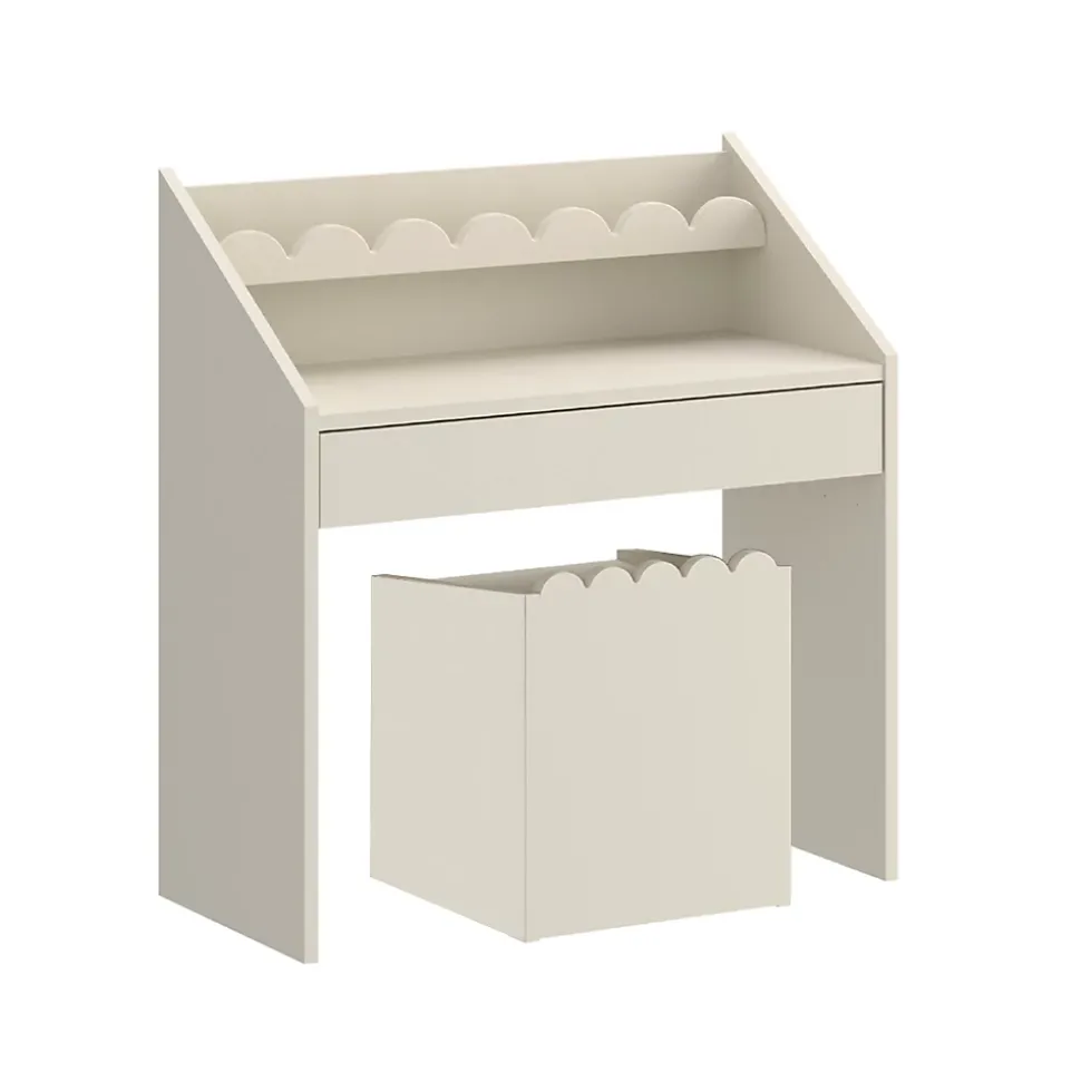 Bureau 1 tiroir avec chaise Bellamy Book Nook Beige
