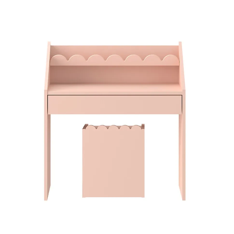 Bureau 1 tiroir avec chaise Bellamy Book Nook Rose