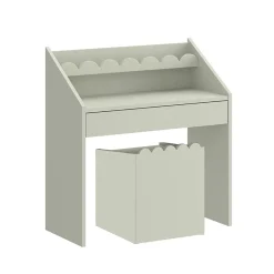 Bureau 1 tiroir avec chaise Bellamy Book Nook Vert