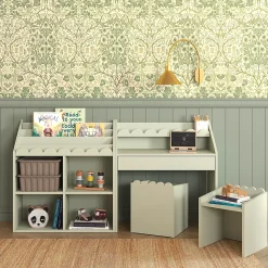Bureau 1 tiroir Bellamy Book Nook Vert