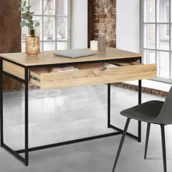 Bureau 1 tiroir DETROIT design industriel