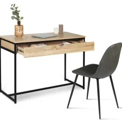 Bureau 1 tiroir DETROIT design industriel