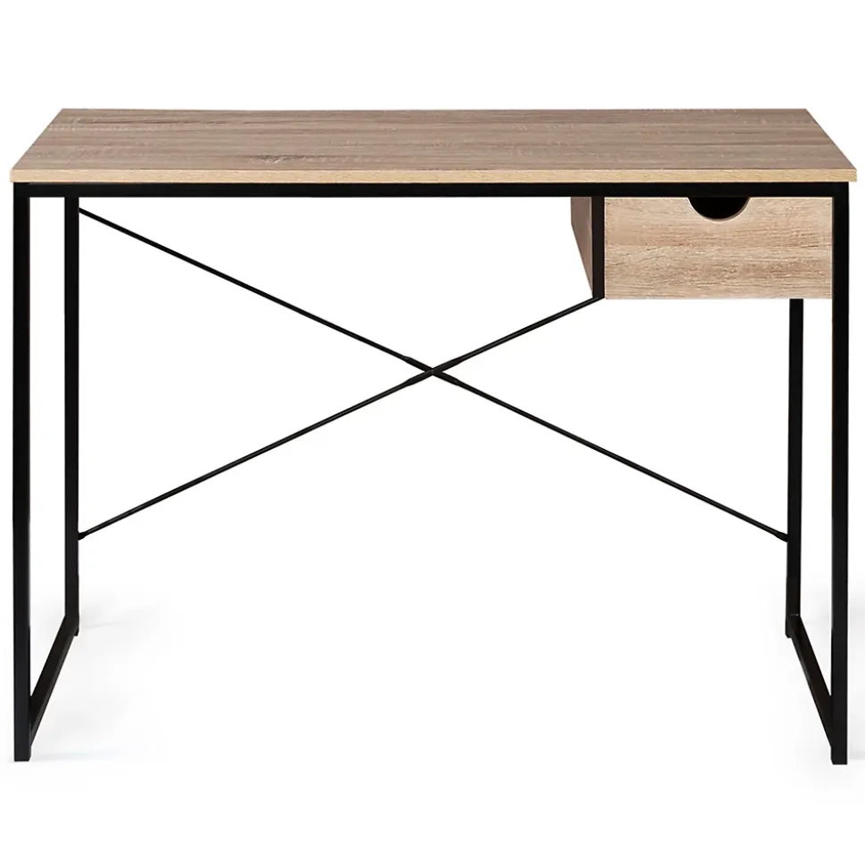 Bureau 1 tiroir latéral DETROIT design industriel