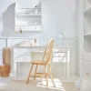 Bureau 4 tiroirs 1 porte Bellamy Royal - Blanc