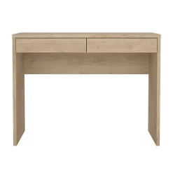 Bureau Acero, Pupitre polyvalent, Table de bureau pour PC, Plan de travail, 100x40 h77 cm, Chêne clair