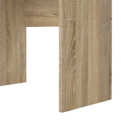 Bureau Andre, Pupitre polyvalent, Table de bureau pour PC, Plan de travail, 120x48 h72 cm, Chêne