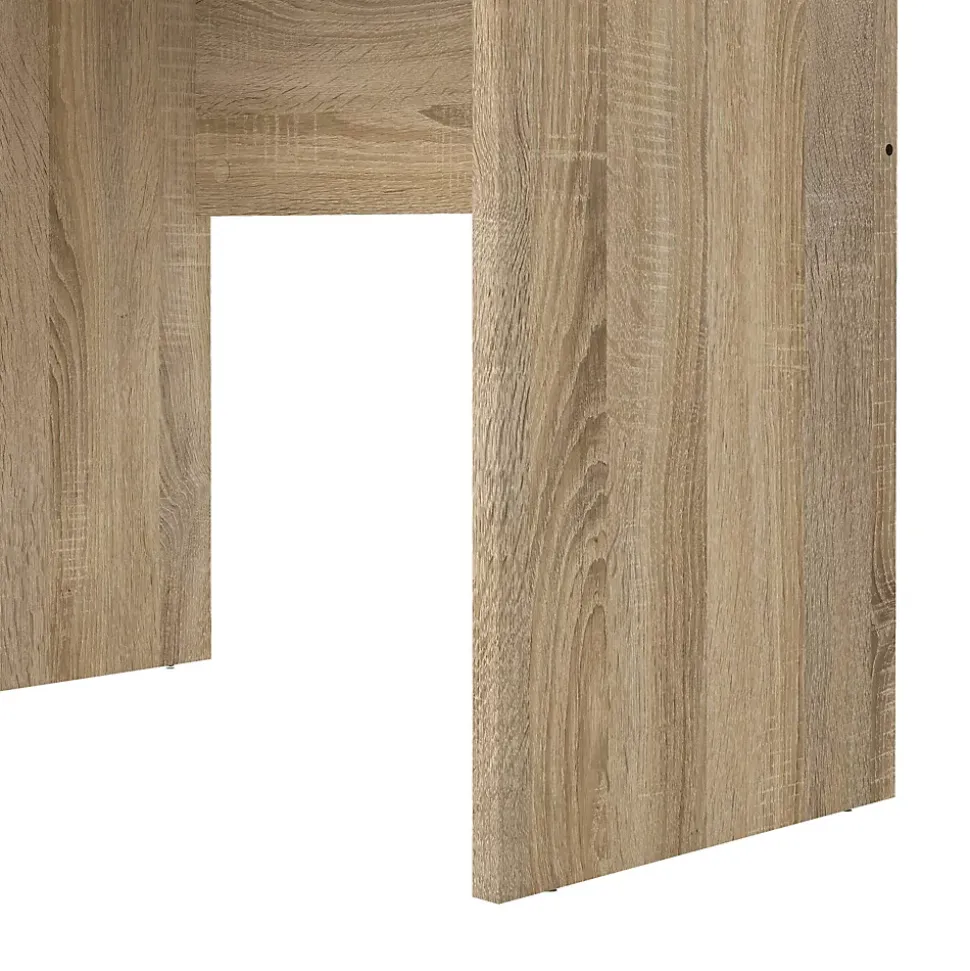 Bureau Andre, Pupitre polyvalent, Table de bureau pour PC, Plan de travail, 120x48 h72 cm, Chêne