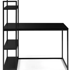 Bureau bibliothèque DELSON noir design industriel