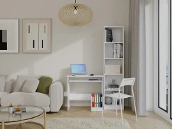 Bureau, blanc, 80 x 75 x 40 cm
