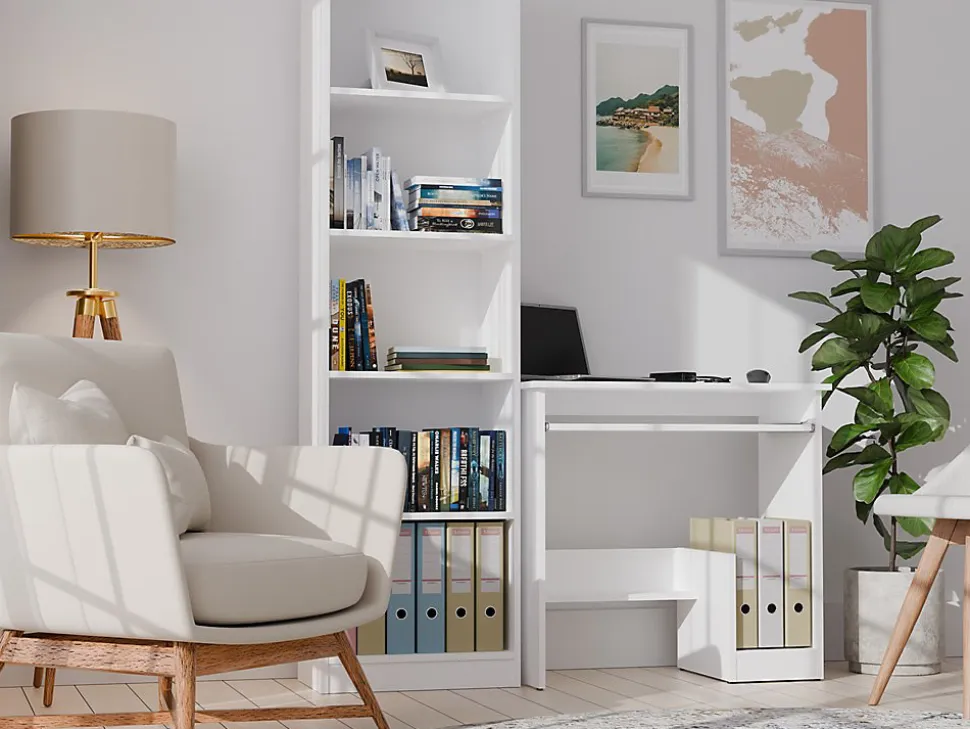 Bureau, blanc, 80 x 75 x 40 cm