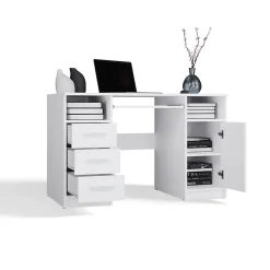 Bureau, blanc, 120 x 75 x 60 cm
