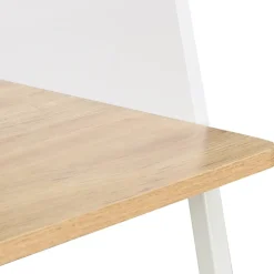 Bureau Blanc et chêne 90x60x88 cm vidaXL