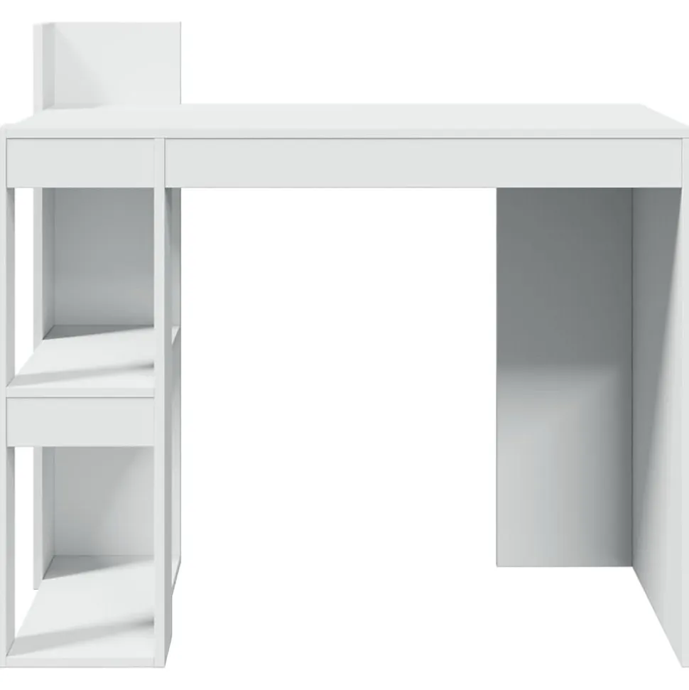 Bureau blanc 103,5x56,5x94 cm bois d'ingénierie vidaXL