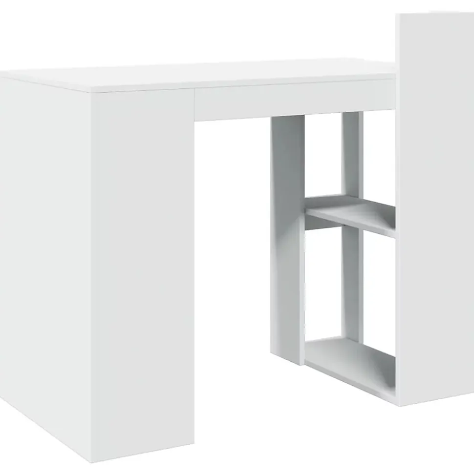 Bureau blanc 103,5x56,5x94 cm bois d'ingénierie vidaXL