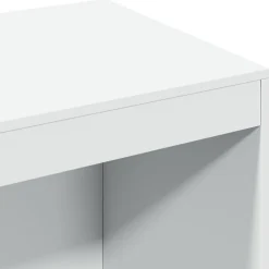 Bureau blanc 103,5x56,5x94 cm bois d'ingénierie vidaXL