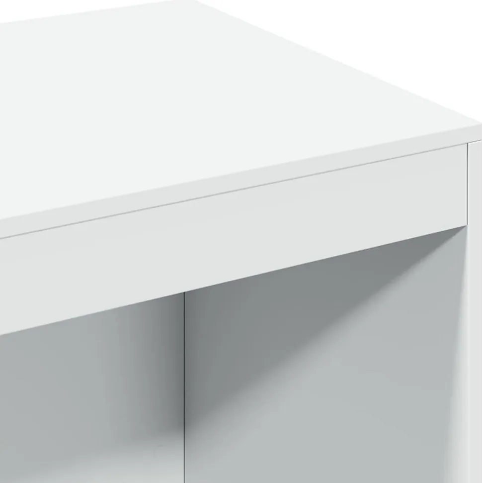 Bureau blanc 103,5x56,5x94 cm bois d'ingénierie vidaXL