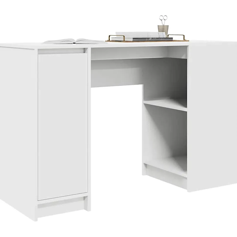 Bureau blanc 120x42x76 cm bois d'ingénierie vidaXL